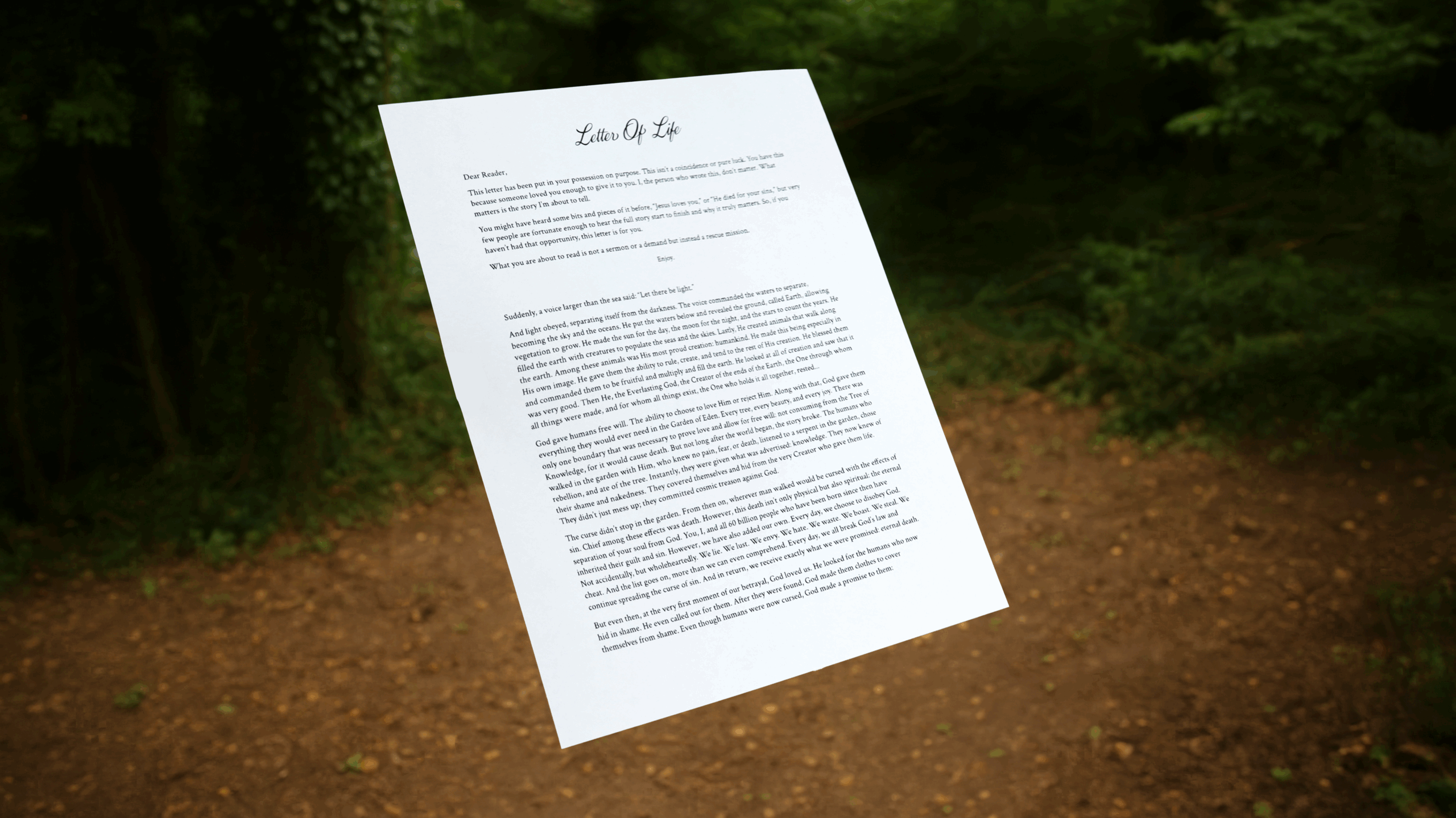 Letter of Life